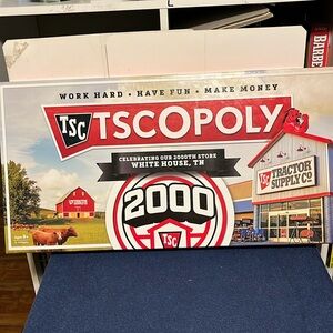 TSCOPOLY game tractor supply monopoly new open box